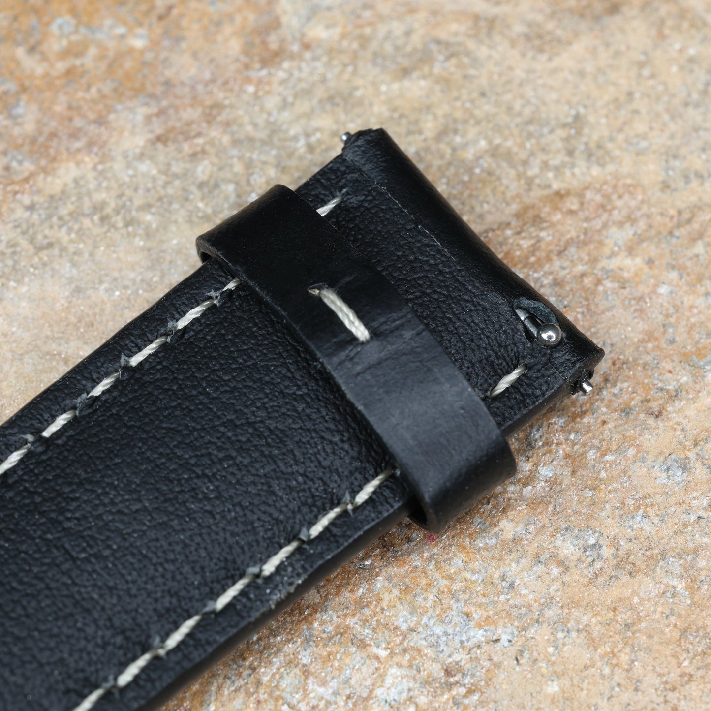 Bracelet Montre Cuir Tradition Noir Braxen