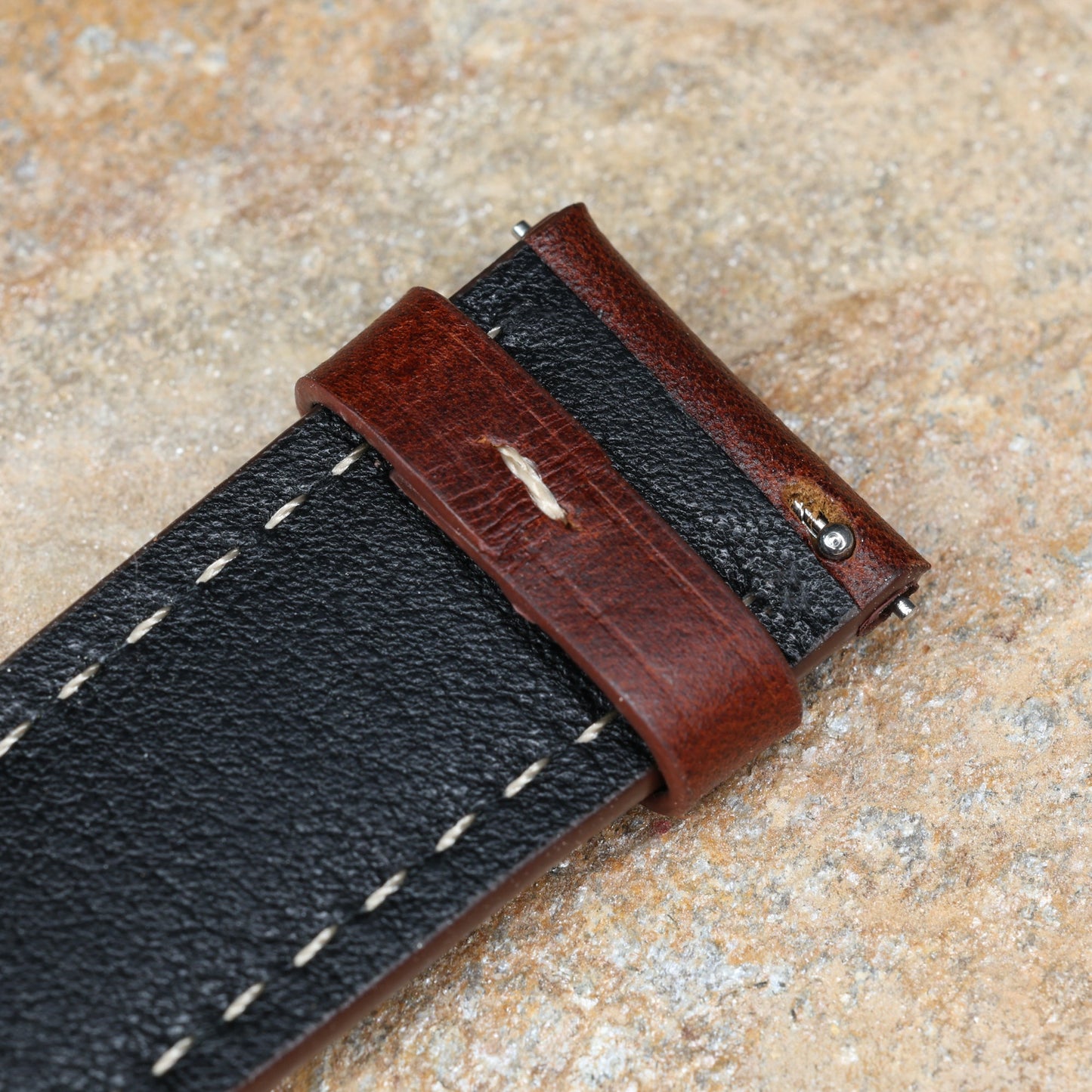 Bracelet Montre Cuir Tradition Marron Braxen