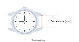 entre-corne d’une montre 