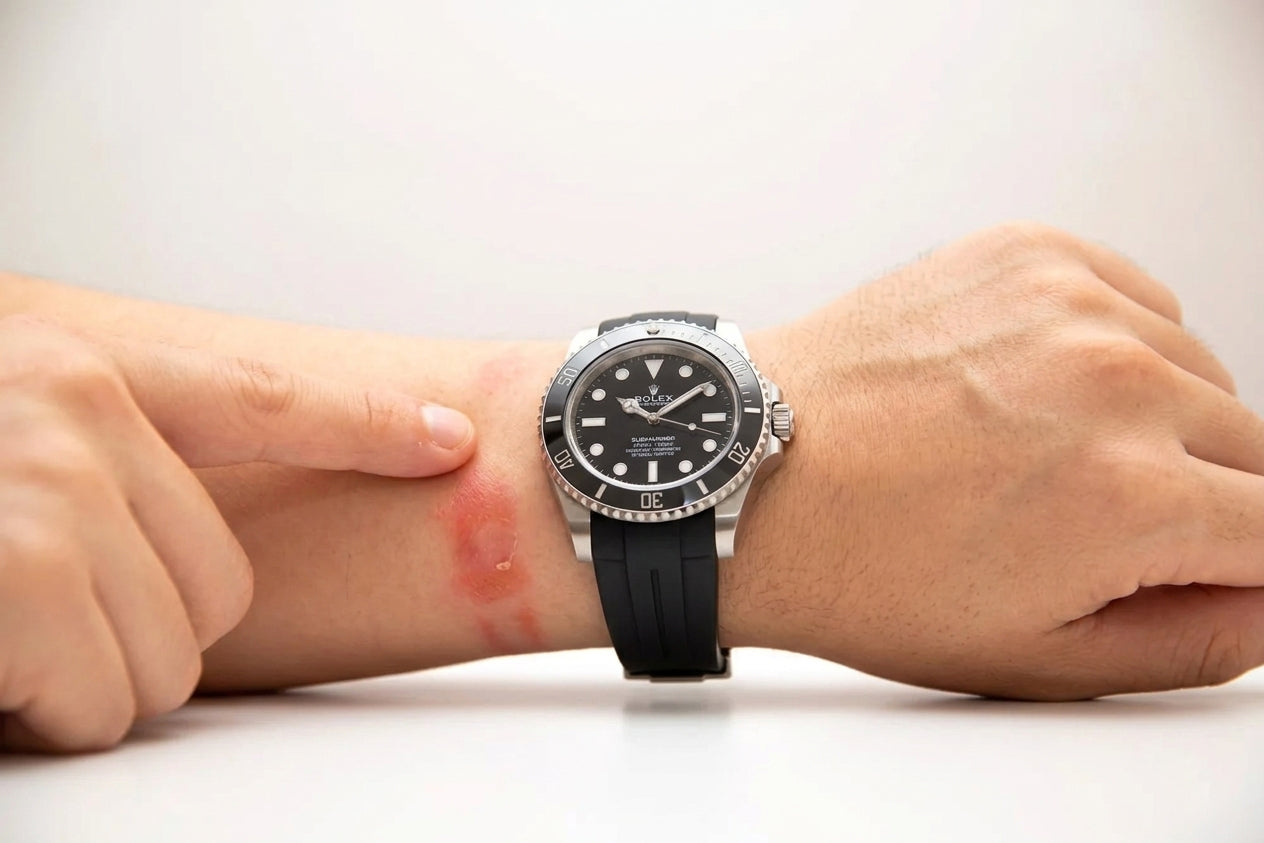 Allergie bracelet montre silicone : causes et solutions efficaces
