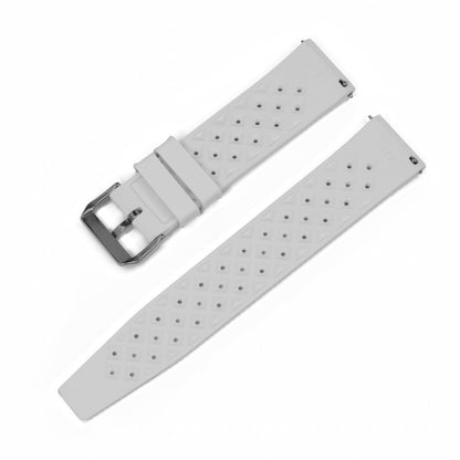 Bracelet Tropic Universel en Caoutchouc FKM Blanc Braxen