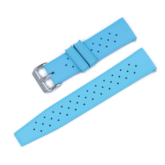Bracelet Tropic Universel en Caoutchouc FKM Bleu clair Braxen