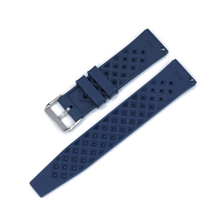 Bracelet Tropic Universel en Caoutchouc FKM Bleu Marine Braxen