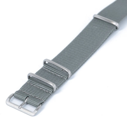 Bracelet nylon NATO Gris (Boucle Acier) Braxen