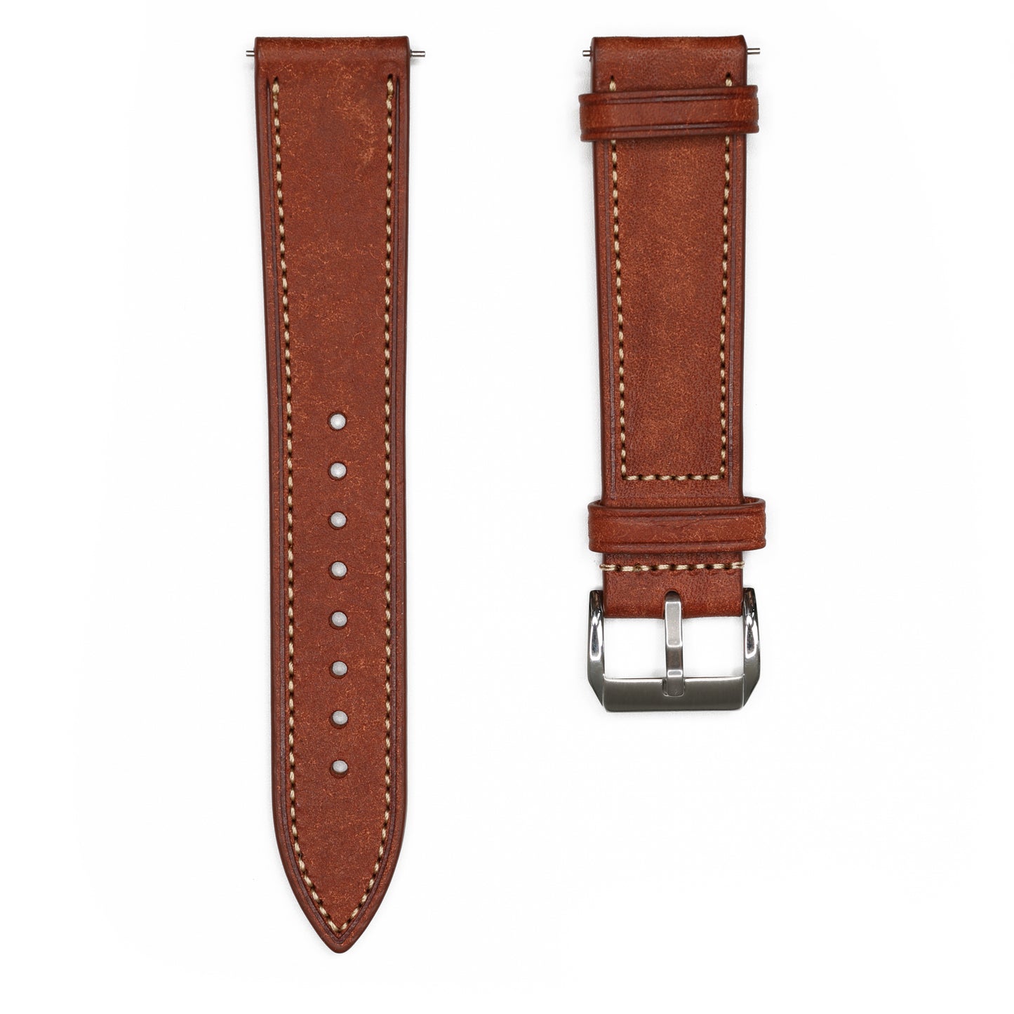 Bracelet Montre Cuir Vintage Pueblo Italien Marron