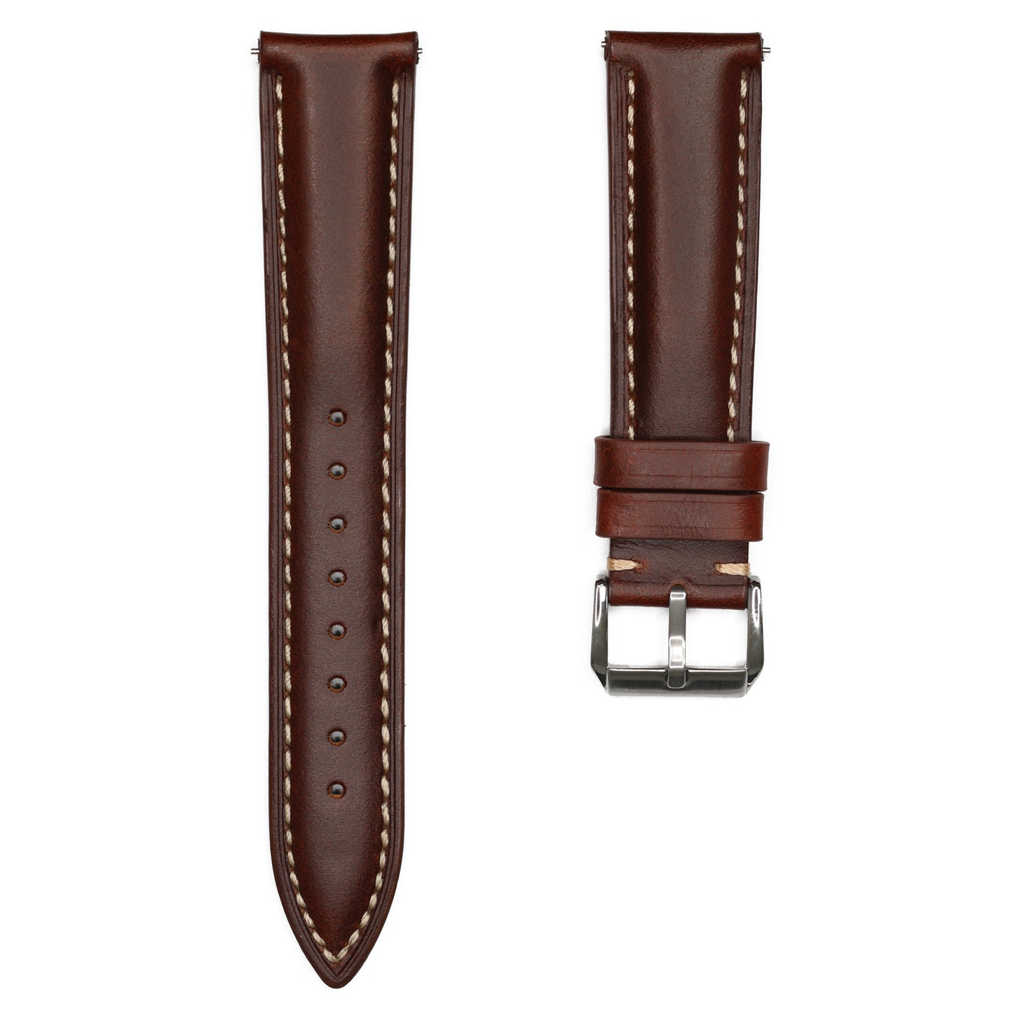 Bracelet Montre Cuir Tradition Marron