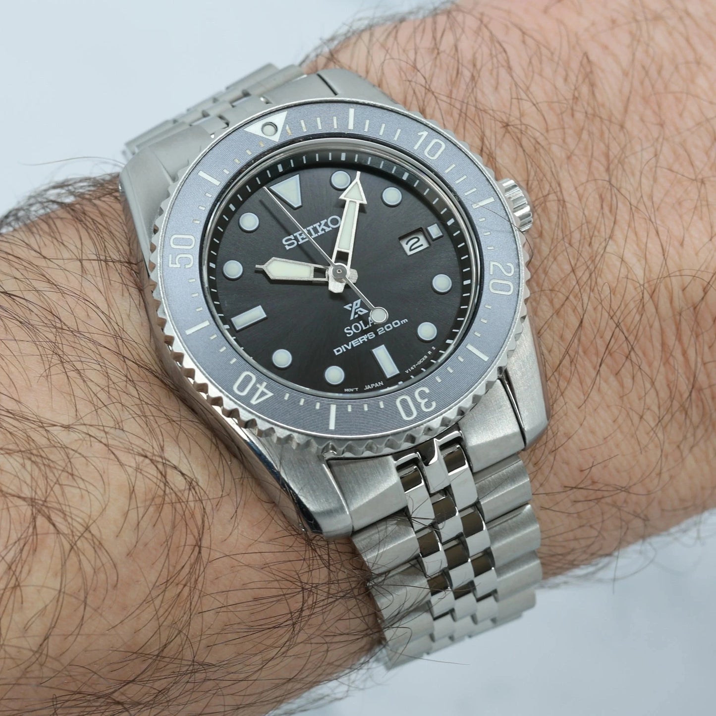 Bracelet Jubilee pour Seiko SNE Solar 38,5mm Braxen