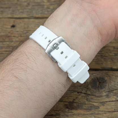 Bracelet Rubber Blanc FKM pour Citizen Tsuyosa
