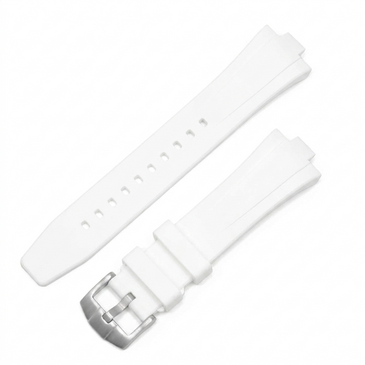 Bracelet Rubber Blanc FKM pour Citizen Tsuyosa