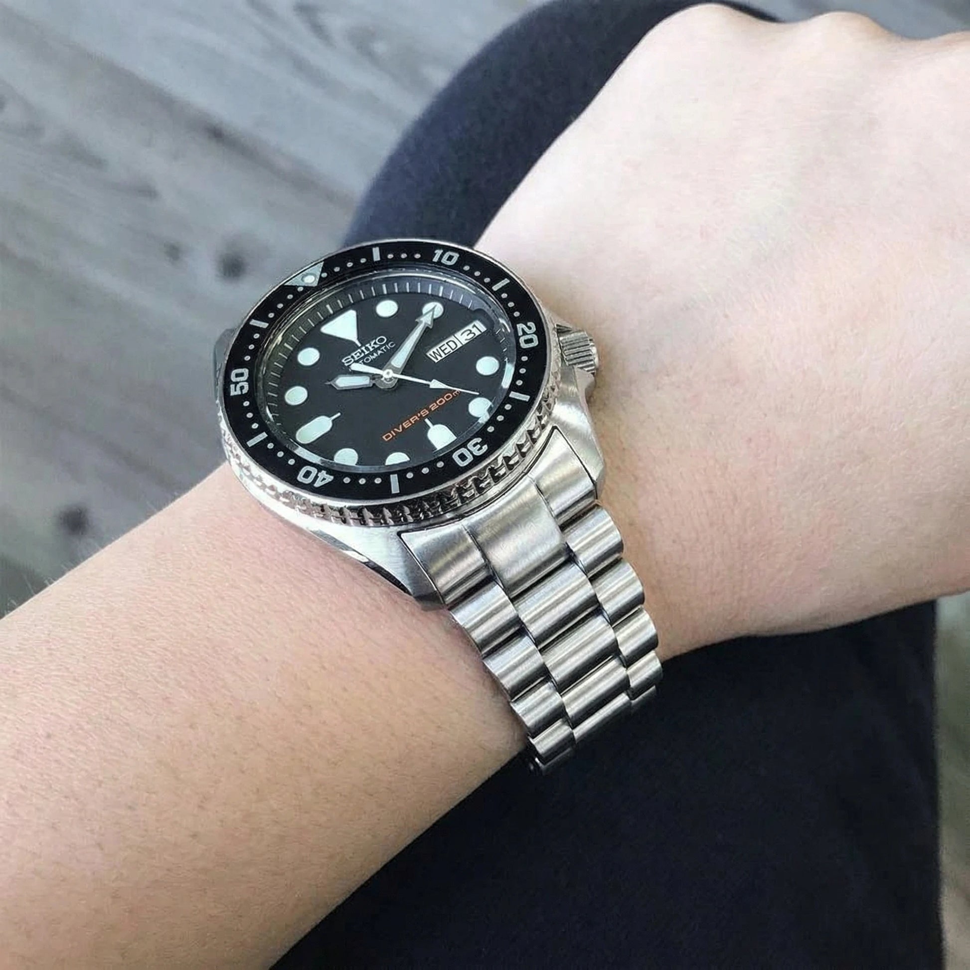 Bracelet President pour Seiko SKX013 Braxen