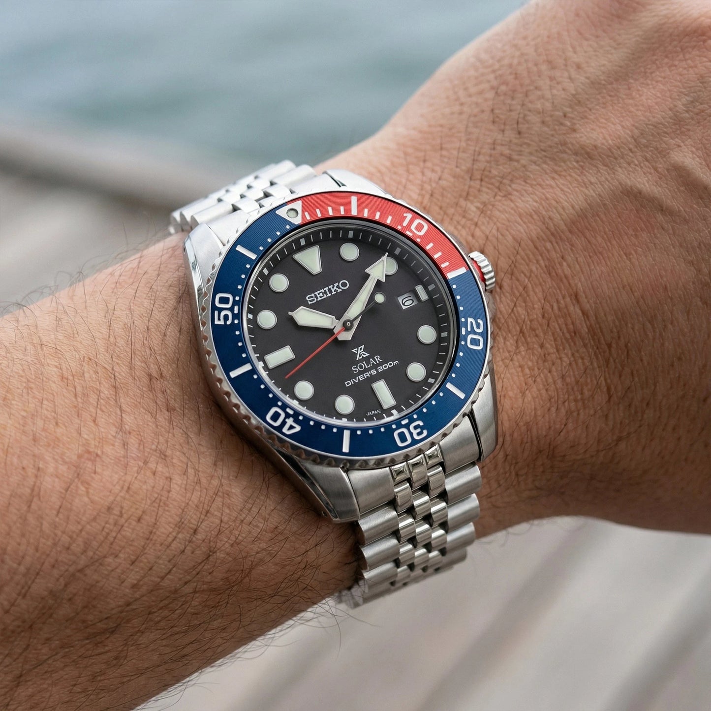 Bracelet Jubilee pour Seiko SNE Solar 42,8mm Braxen