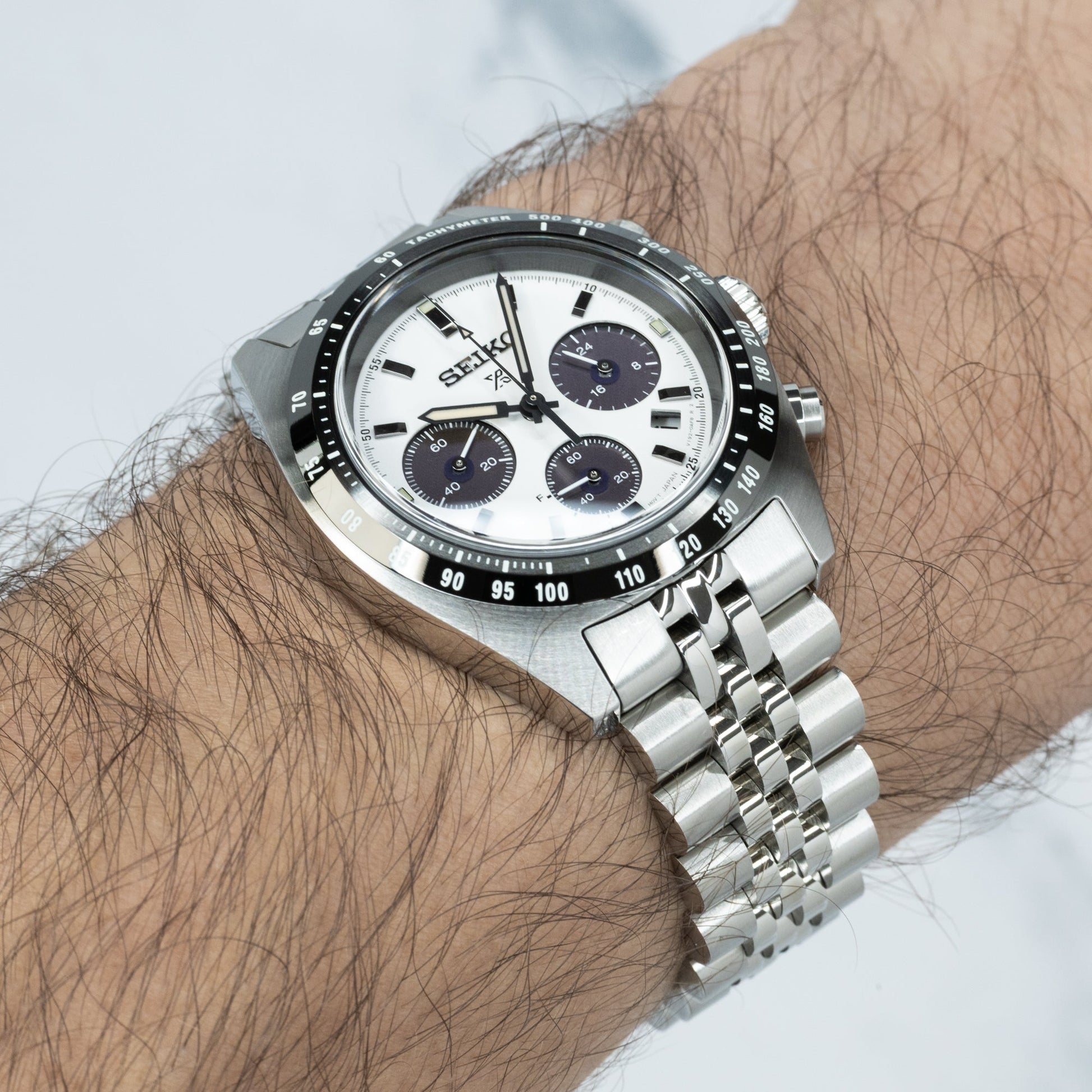 Bracelet Jubilee pour Seiko Speedtimer SSC813 Braxen
