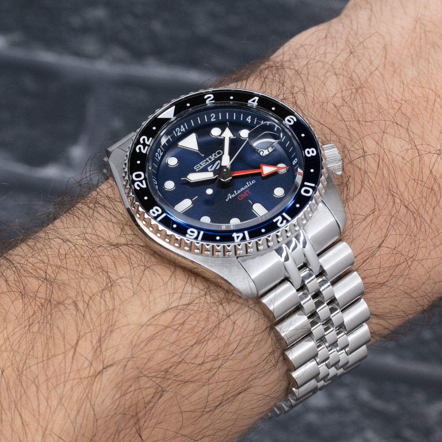 Bracelet Jubilee pour Seiko 5 GMT Braxen