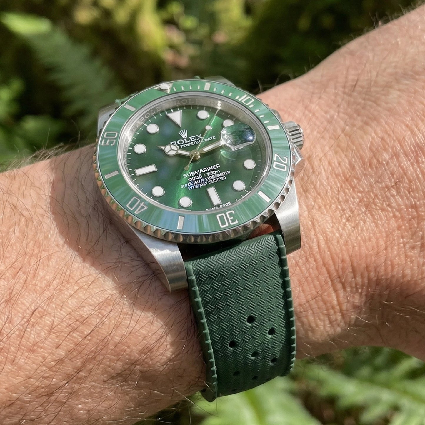 Bracelet Tropic Universel en Caoutchouc FKM Vert Braxen